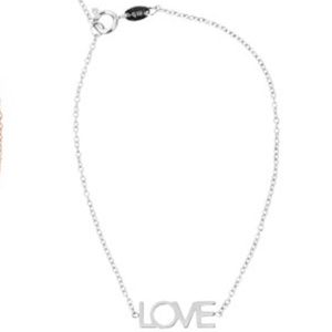 Maya Brenner LOVE bracelet silver NIB Fab Fit